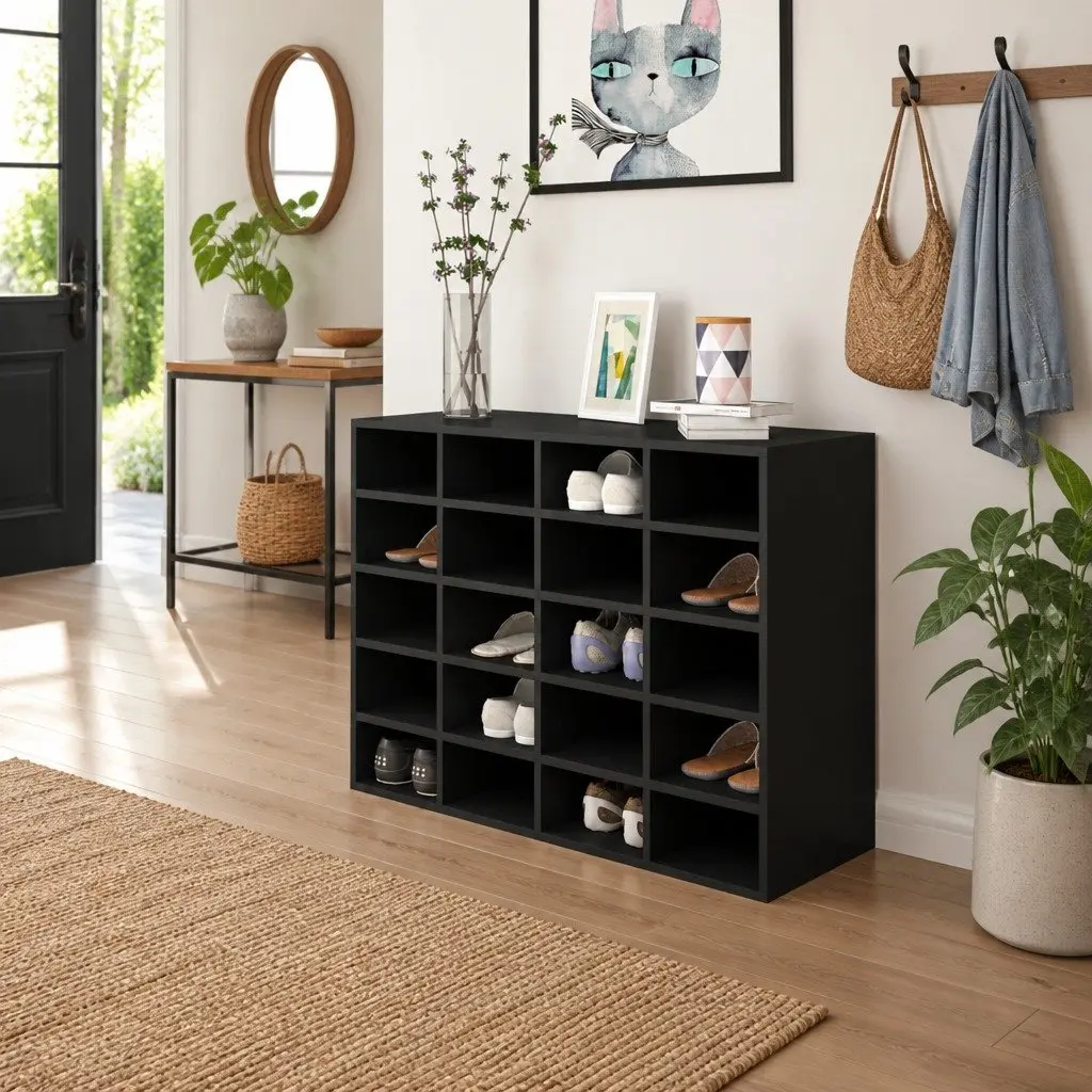 Shoe Rack Organiser with 20 Compartments