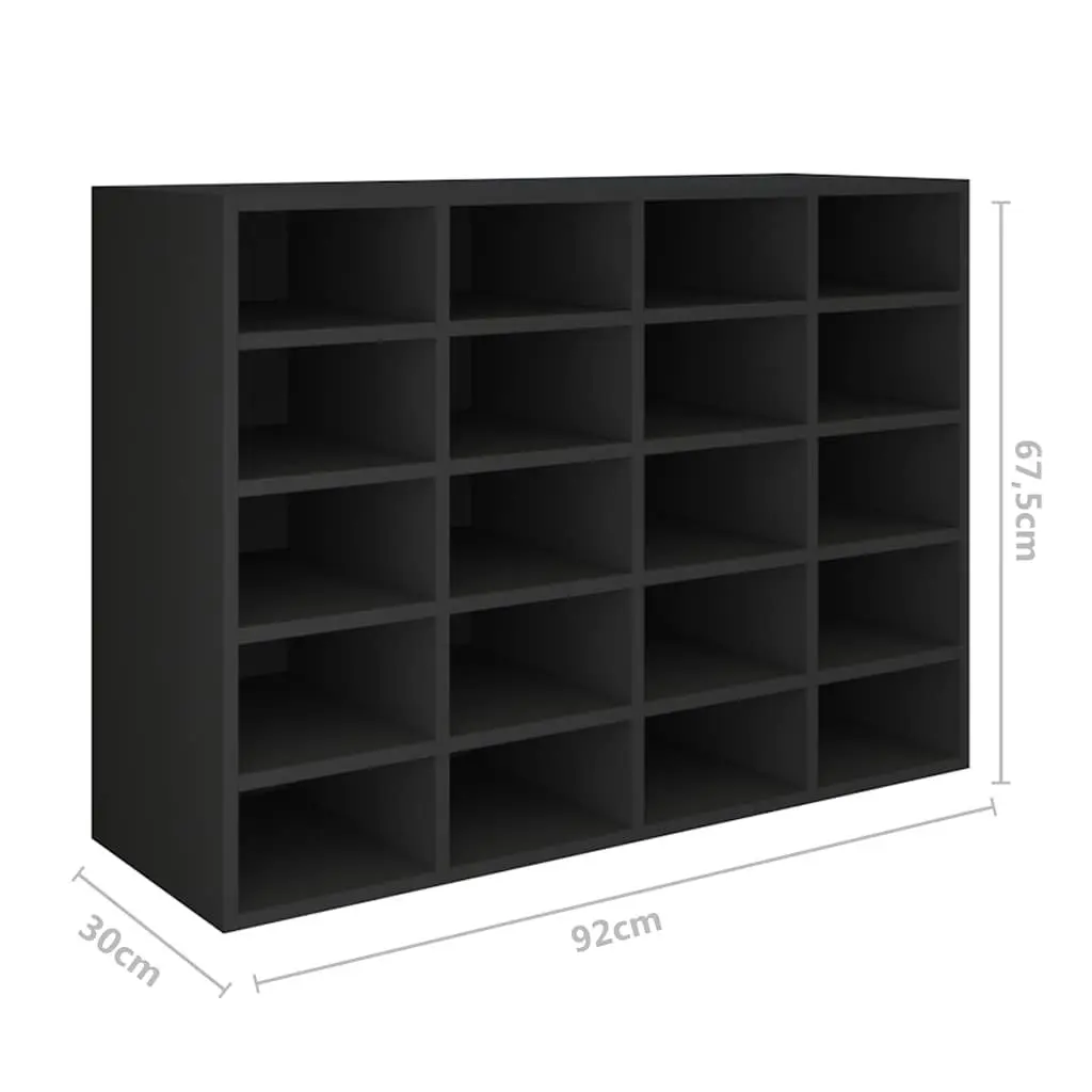 Shoe Rack Organiser with 20 Compartments