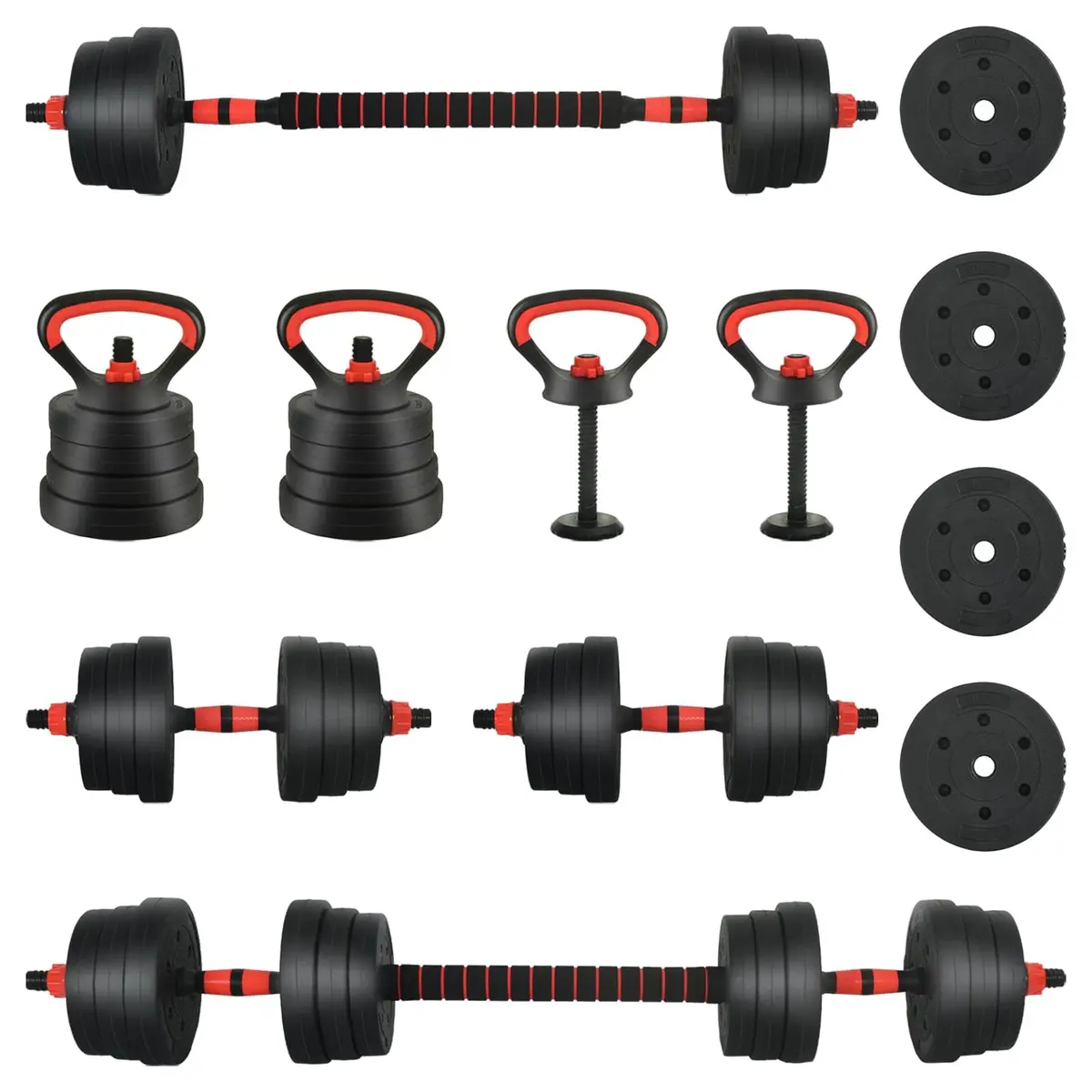30kg Adjustable Dumbbell Set for Home Workouts