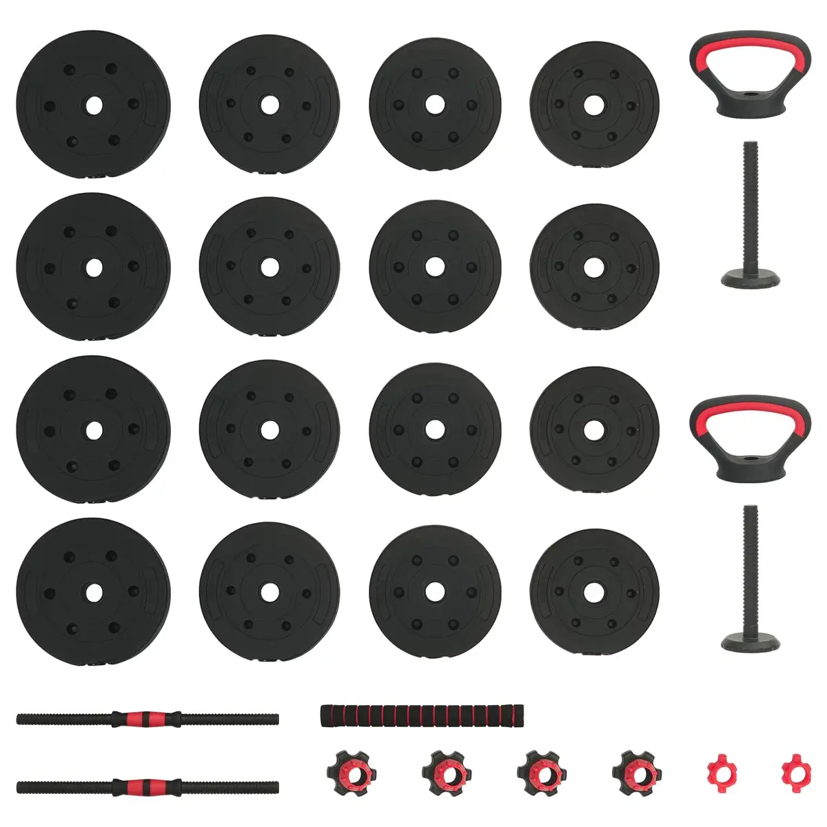 30kg Adjustable Dumbbell Set for Home Workouts