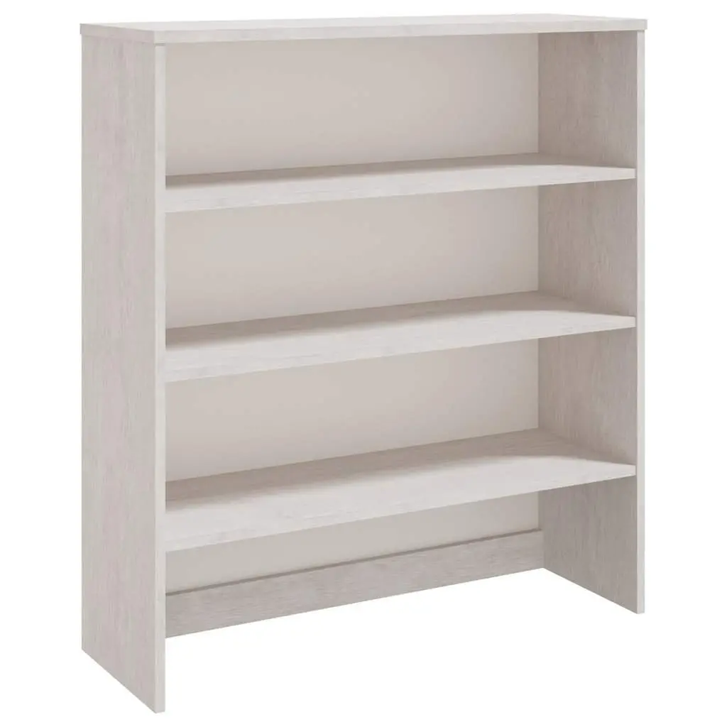 Solid Pine Highboard Top Sideboard Cabinet in White