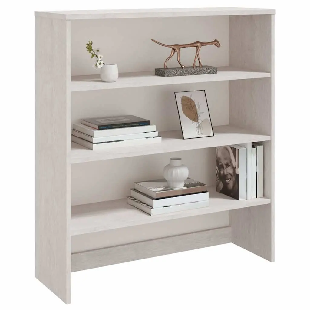 Solid Pine Highboard Top Sideboard Cabinet in White