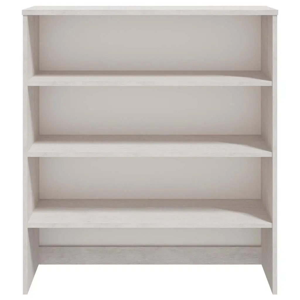 Solid Pine Highboard Top Sideboard Cabinet in White