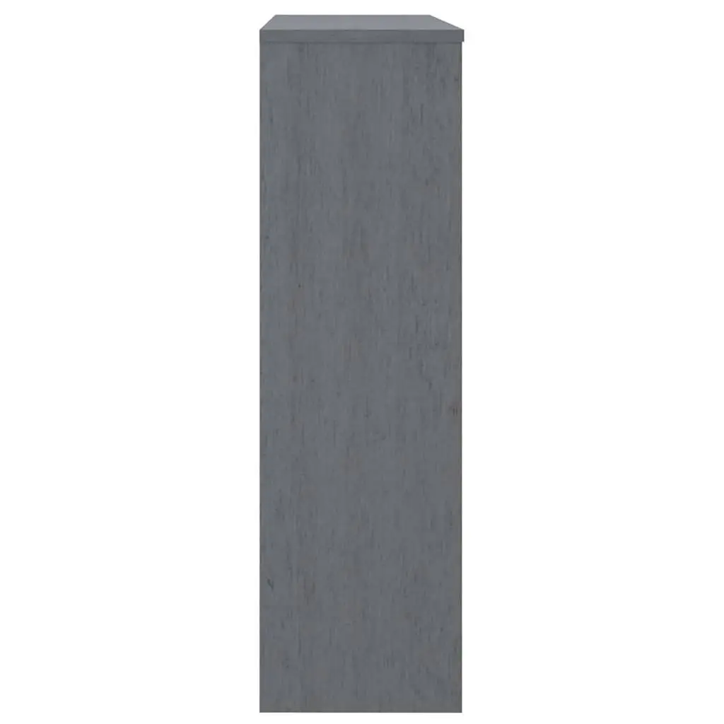 Highboard Top in Dark Grey Solid Pinewood