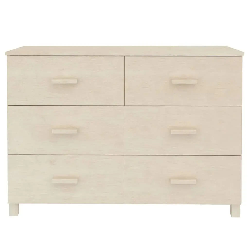 Solid Pine Wooden Sideboard Buffet Cabinet with Drawers