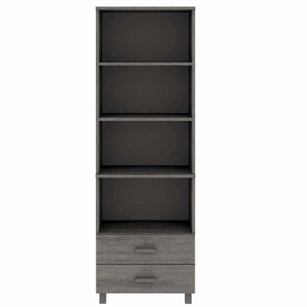Highboard Cabinet with Light Grey Finish