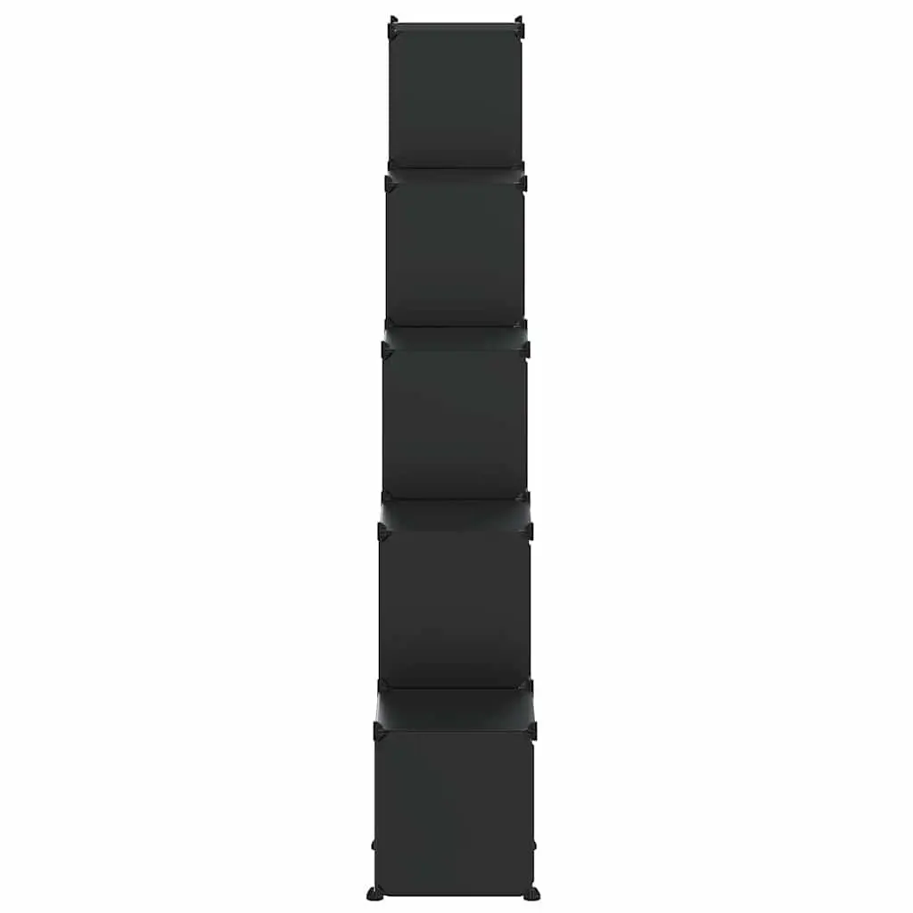 Black Storage Cube Organiser with 15 Cubes