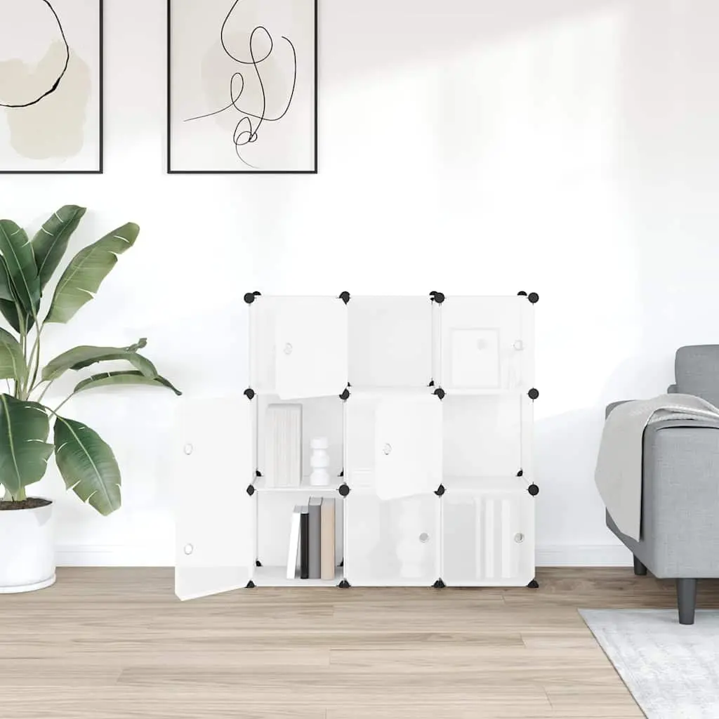 Storage Cube Organiser with 9 Modular Cubes