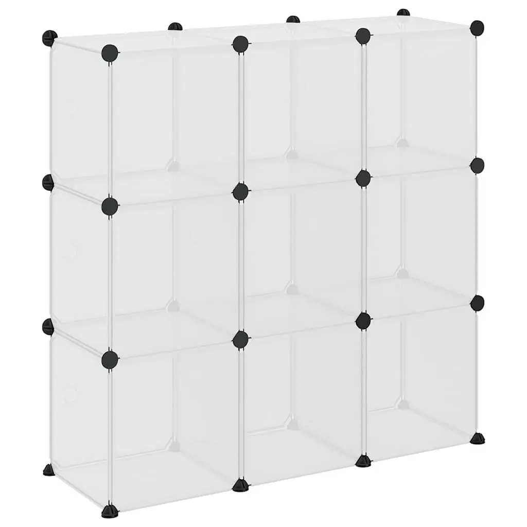 Storage Cube Organiser with 9 Modular Cubes