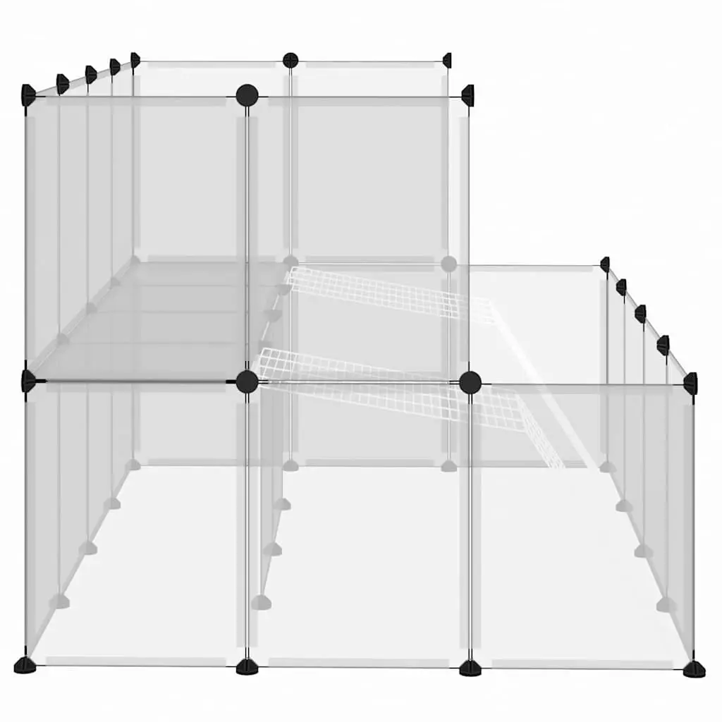 Small Animal Cage 143x107x93 cm with Steel Frame