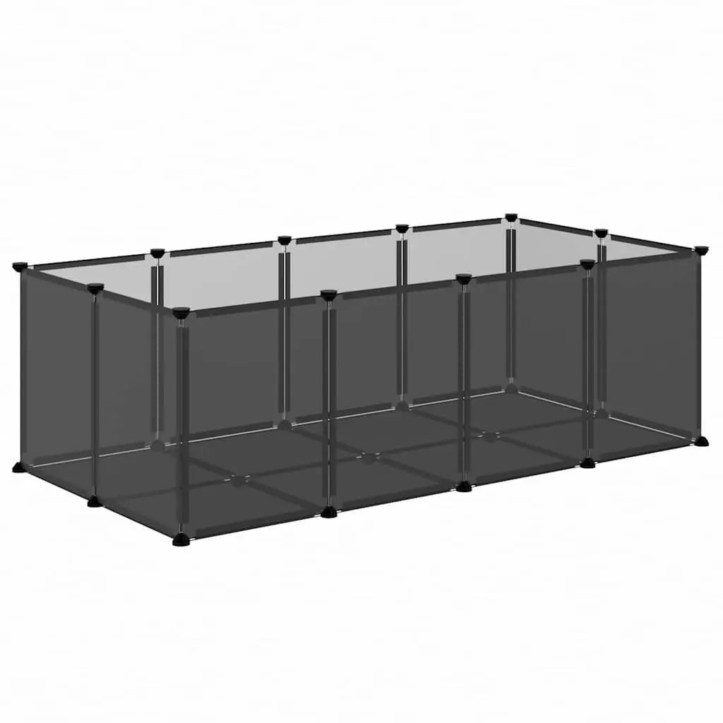 Black Small Animal Cage for Play and Rest