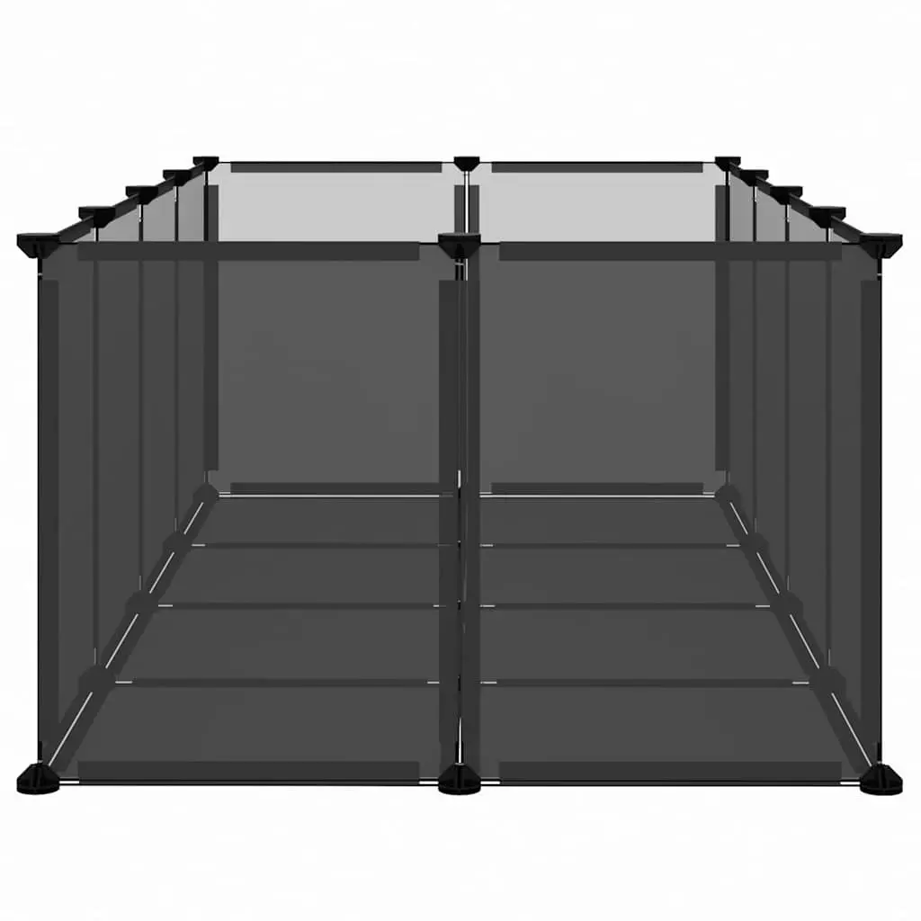 Black Small Animal Cage for Play and Rest