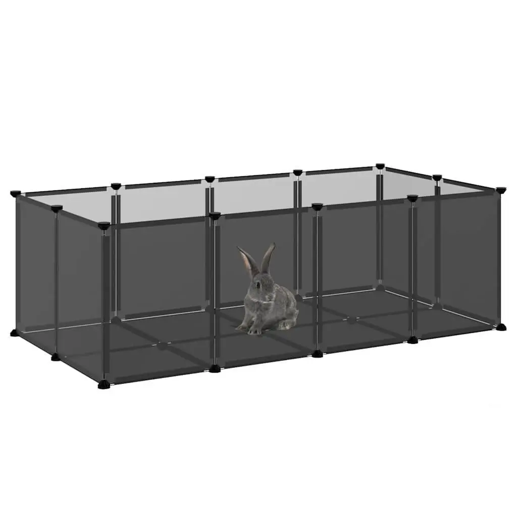 Black Small Animal Cage for Play and Rest