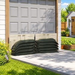 Heavy Duty Dark Green Sandbags 10 Pack for Outdoors