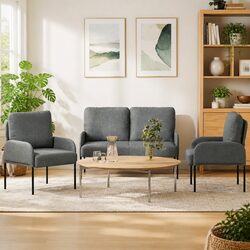 High-Quality 3-Piece Sofa Set for Modern Living Rooms