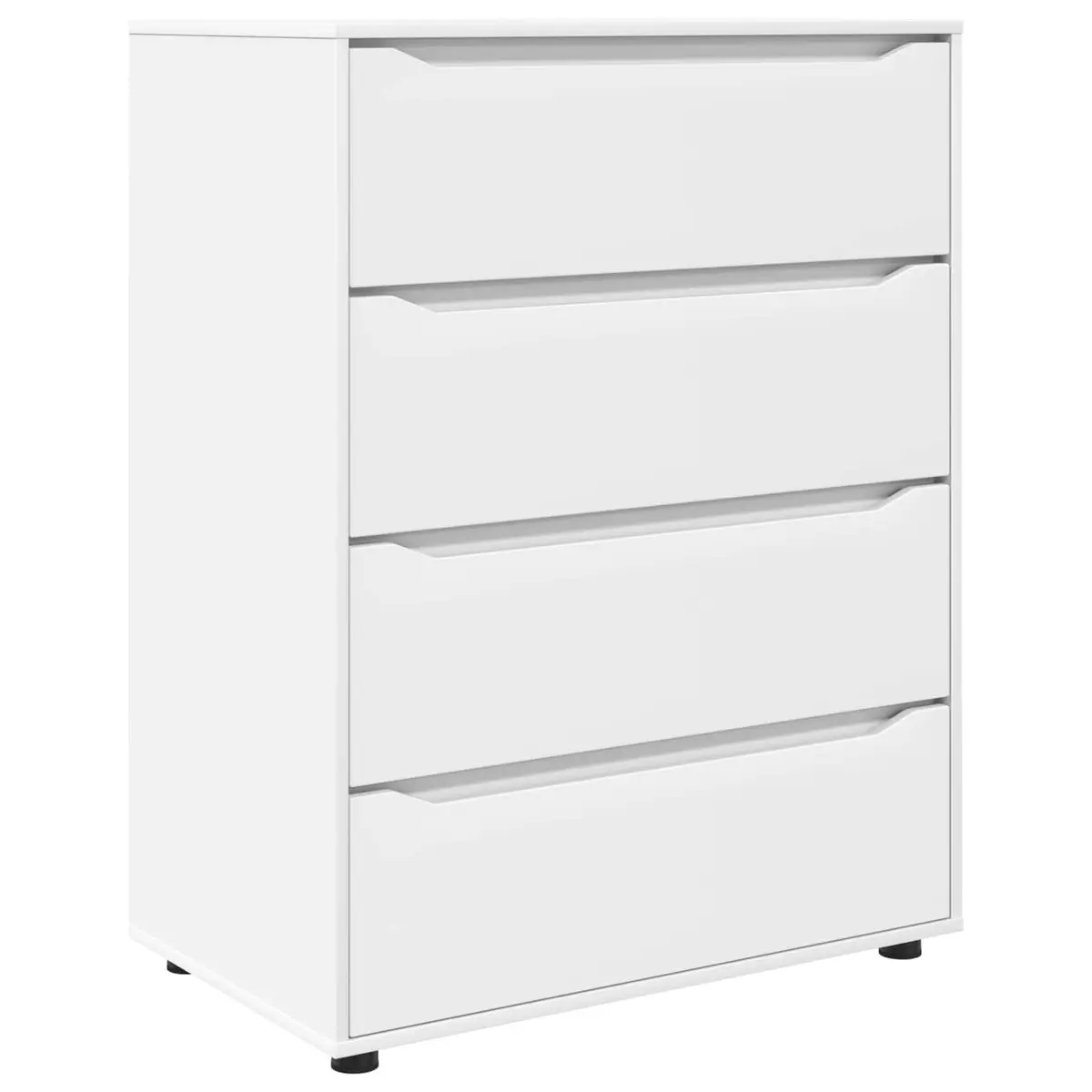 Storage Cabinet Engineered Wood 80x48x105cm White