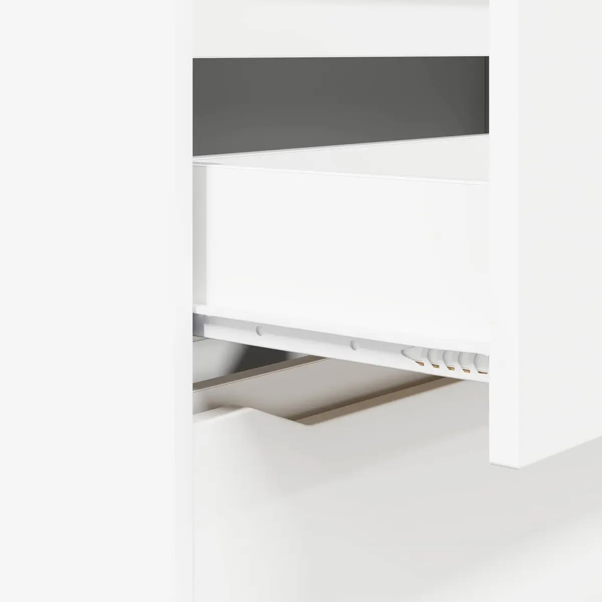 Storage Cabinet Engineered Wood 80x48x105cm White