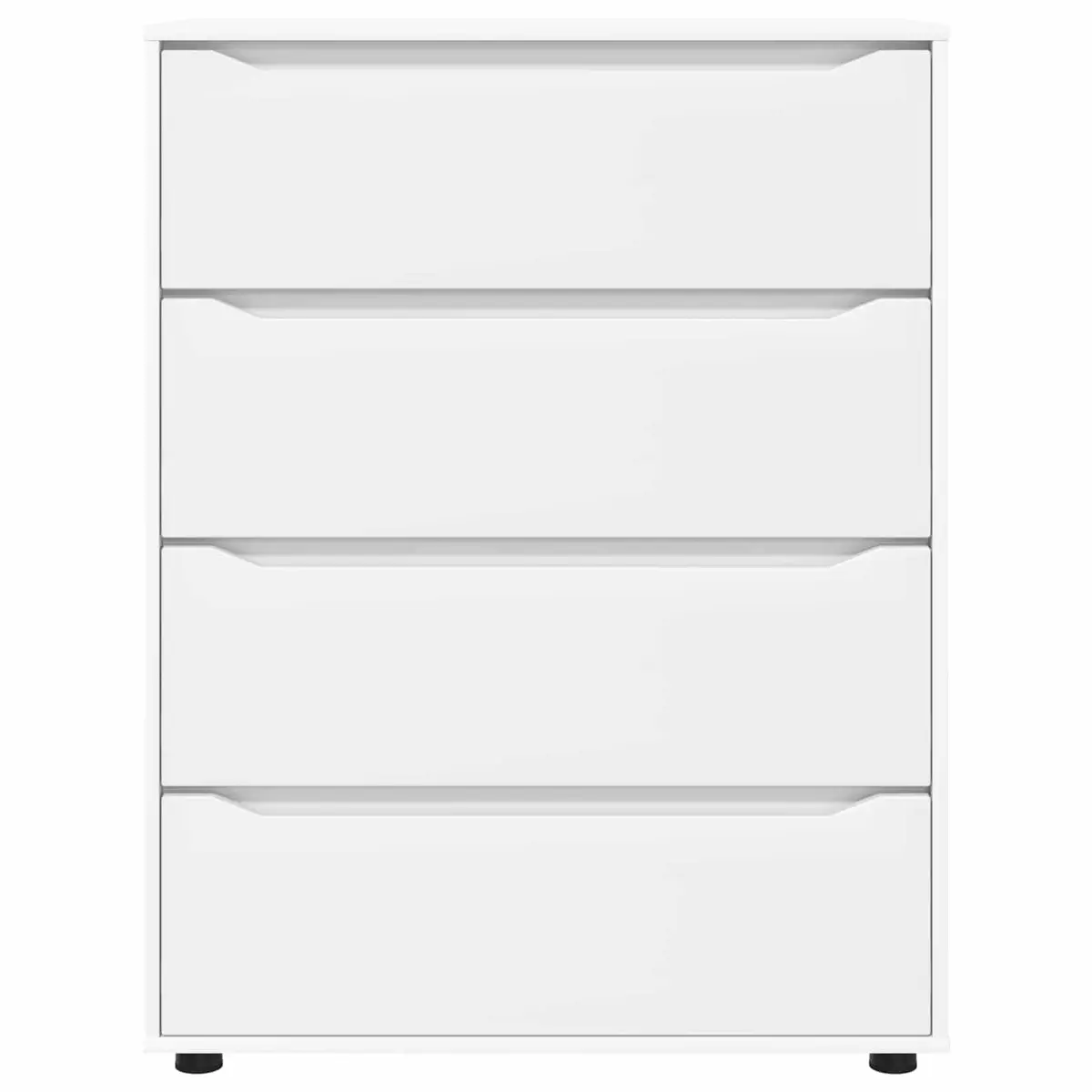 Storage Cabinet Engineered Wood 80x48x105cm White