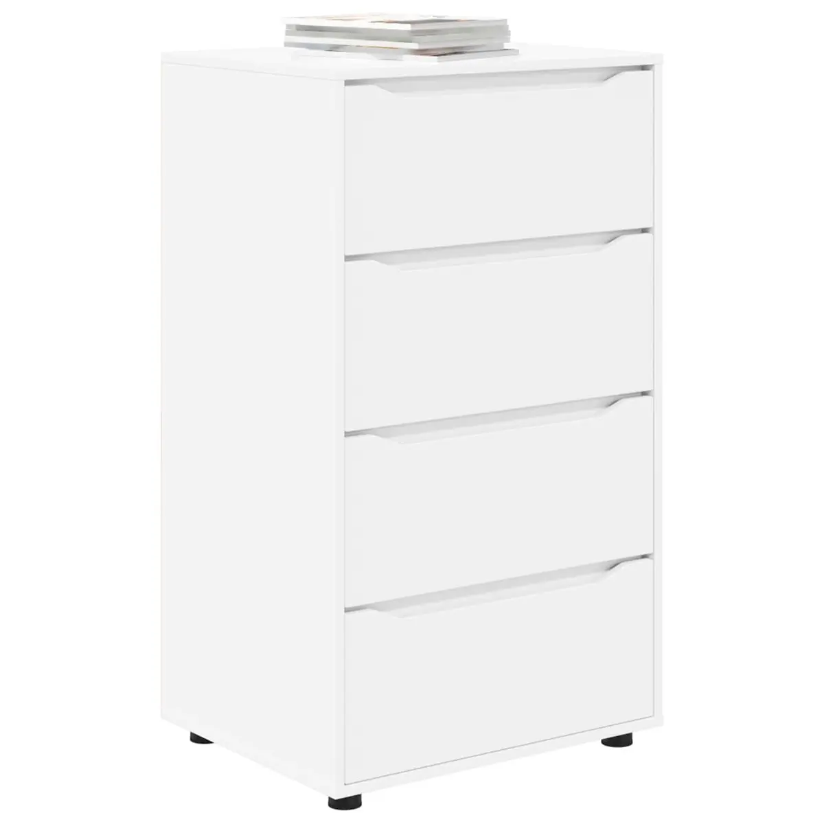 Storage Cabinet Engineered Wood 60 x 48 x 105 cm White