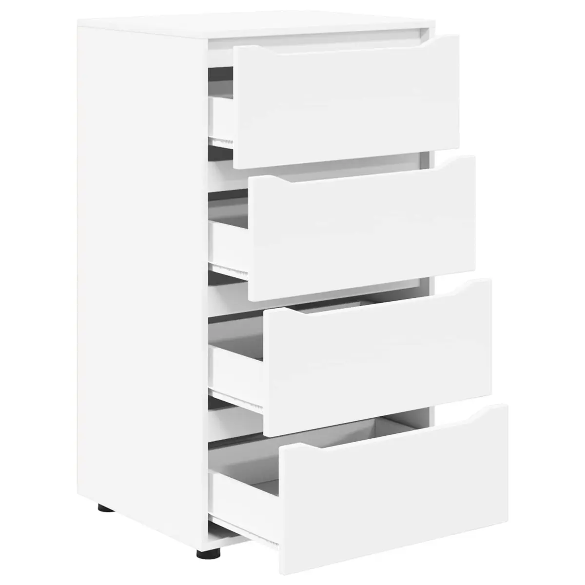 Storage Cabinet Engineered Wood 60 x 48 x 105 cm White