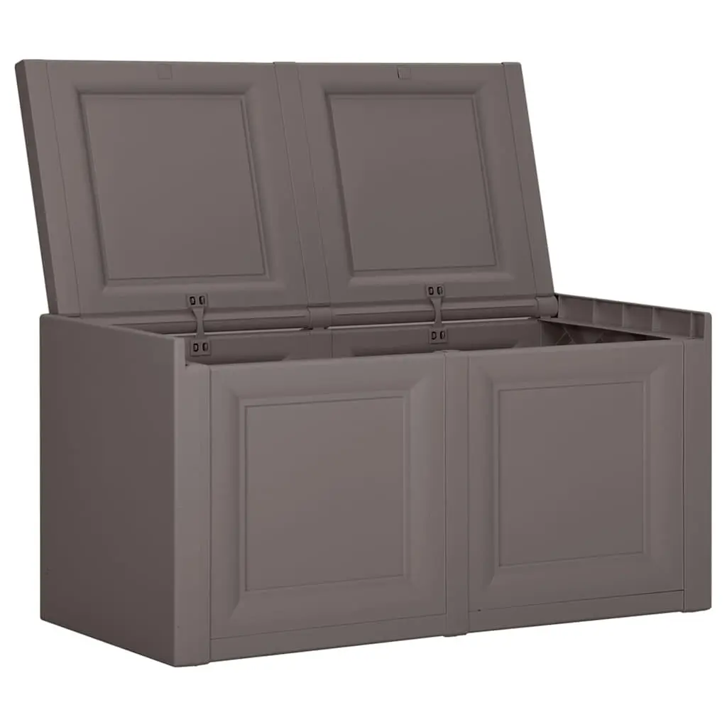 Grey Storage Cushion Box Bench Seat 86x40x42cm