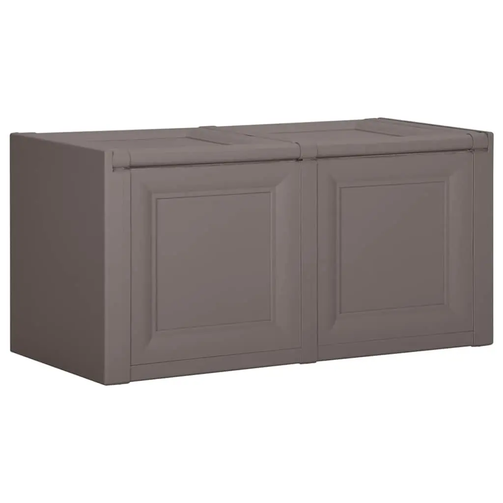 Grey Storage Cushion Box Bench Seat 86x40x42cm