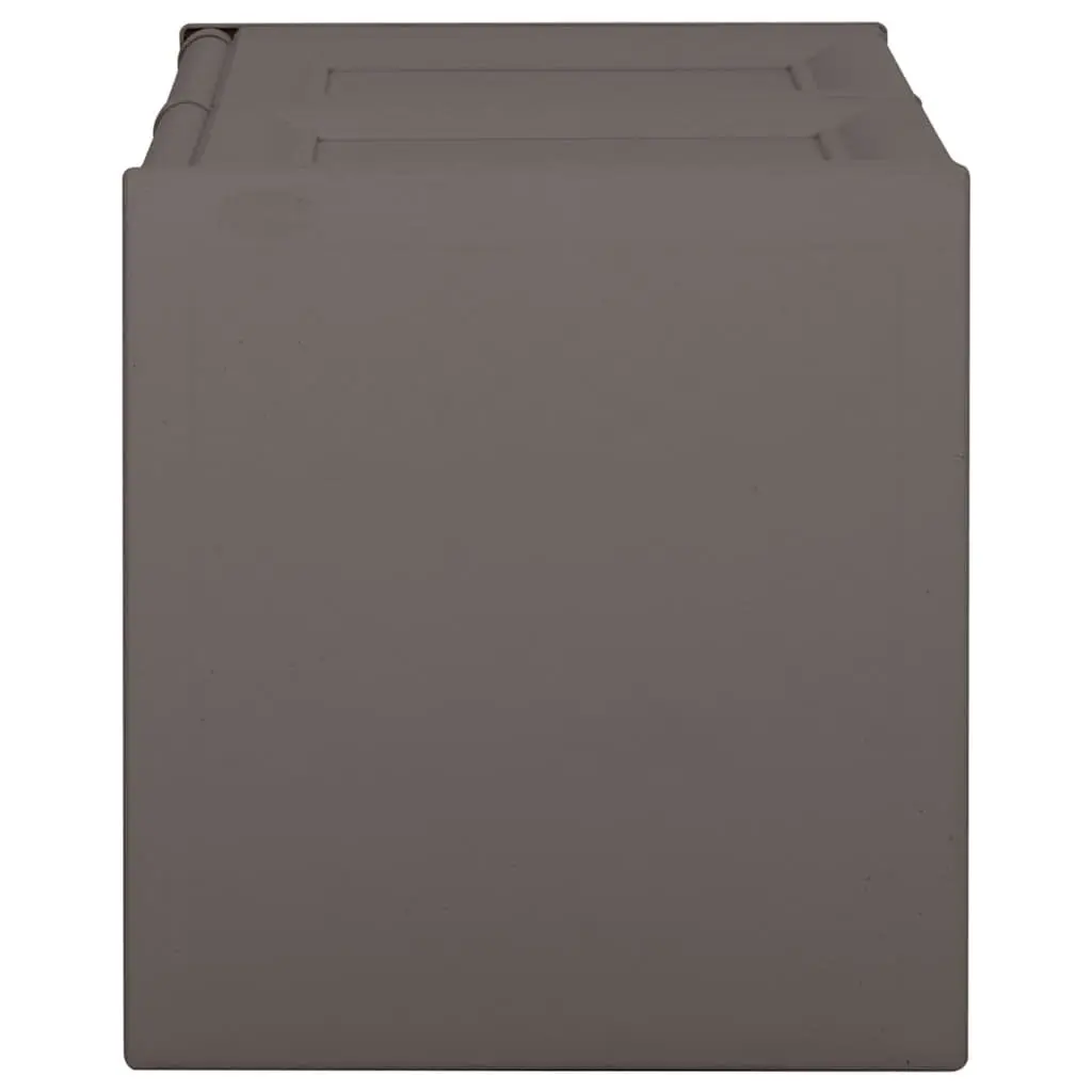 Grey Storage Cushion Box Bench Seat 86x40x42cm