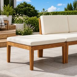 Durable Outdoor Sectional Sofa Unit for Patio Spaces