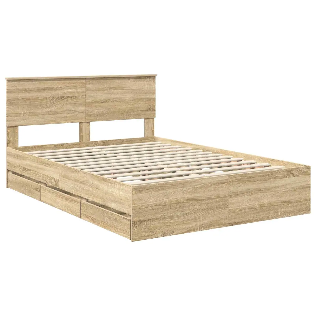 Bed Frame with Storage Drawer 150x200cm