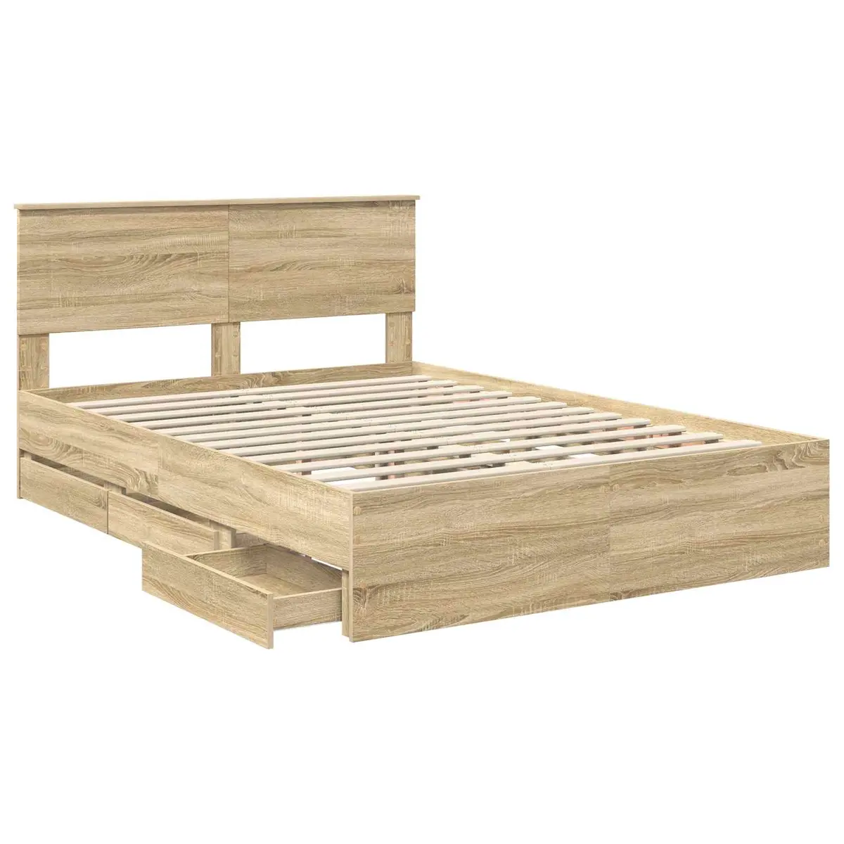 Bed Frame with Storage Drawer 150x200cm