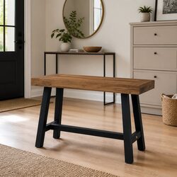 80cm Solid Teak Wood Bench for Dining and Hallways