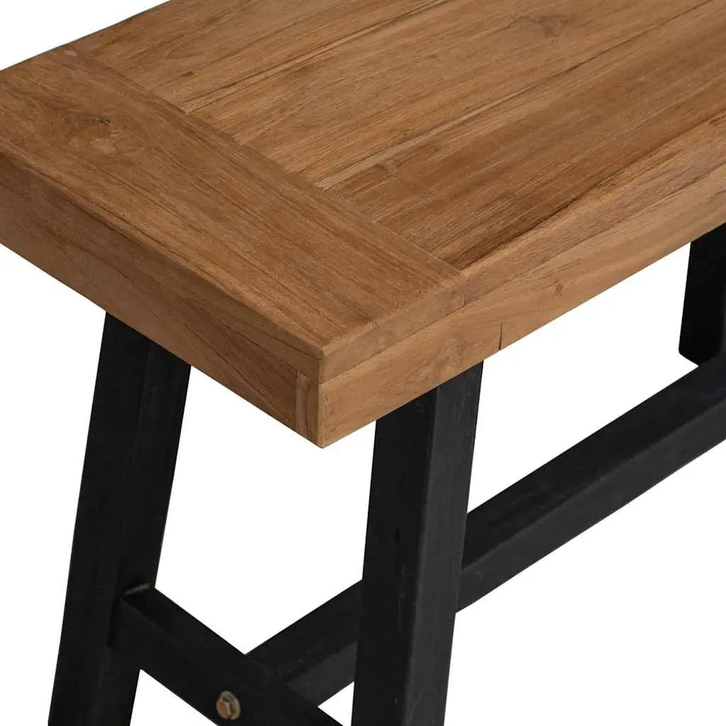 80cm Solid Teak Wood Bench for Dining and Hallways