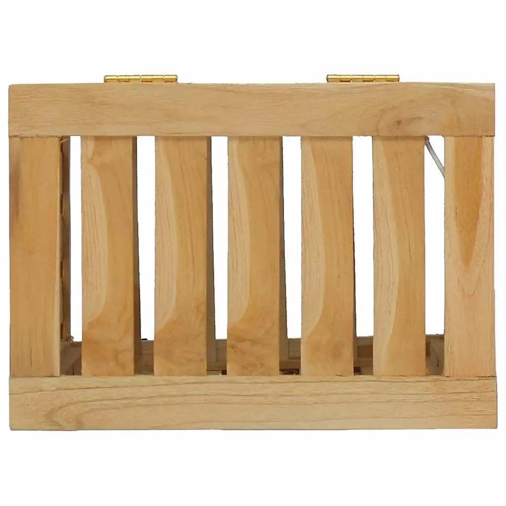Solid Wood Laundry Basket with Ample Storage