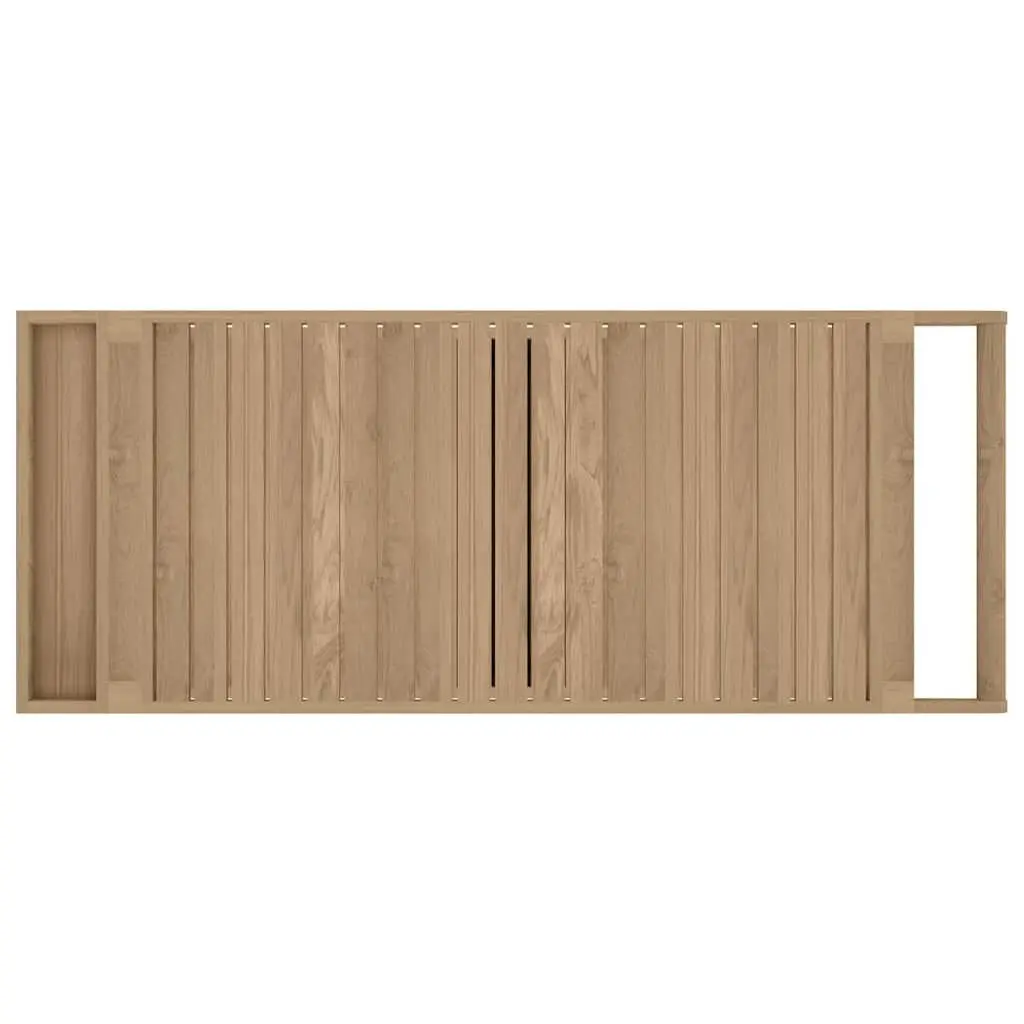 Bar Cart 120x50x90 cm with Solid Teak Wood Construction