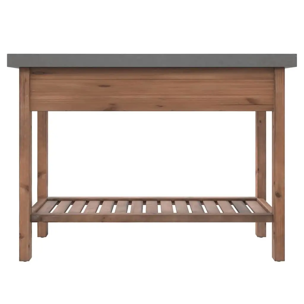 Console Table with Drawers and Shelf Storage