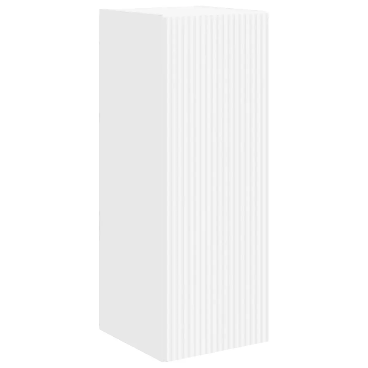 4-Piece White Modern TV Wall Cabinet Set