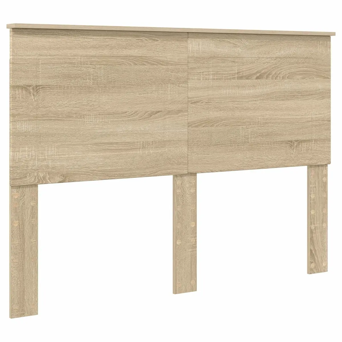Bed Frame with Storage Drawers in Brown Finish