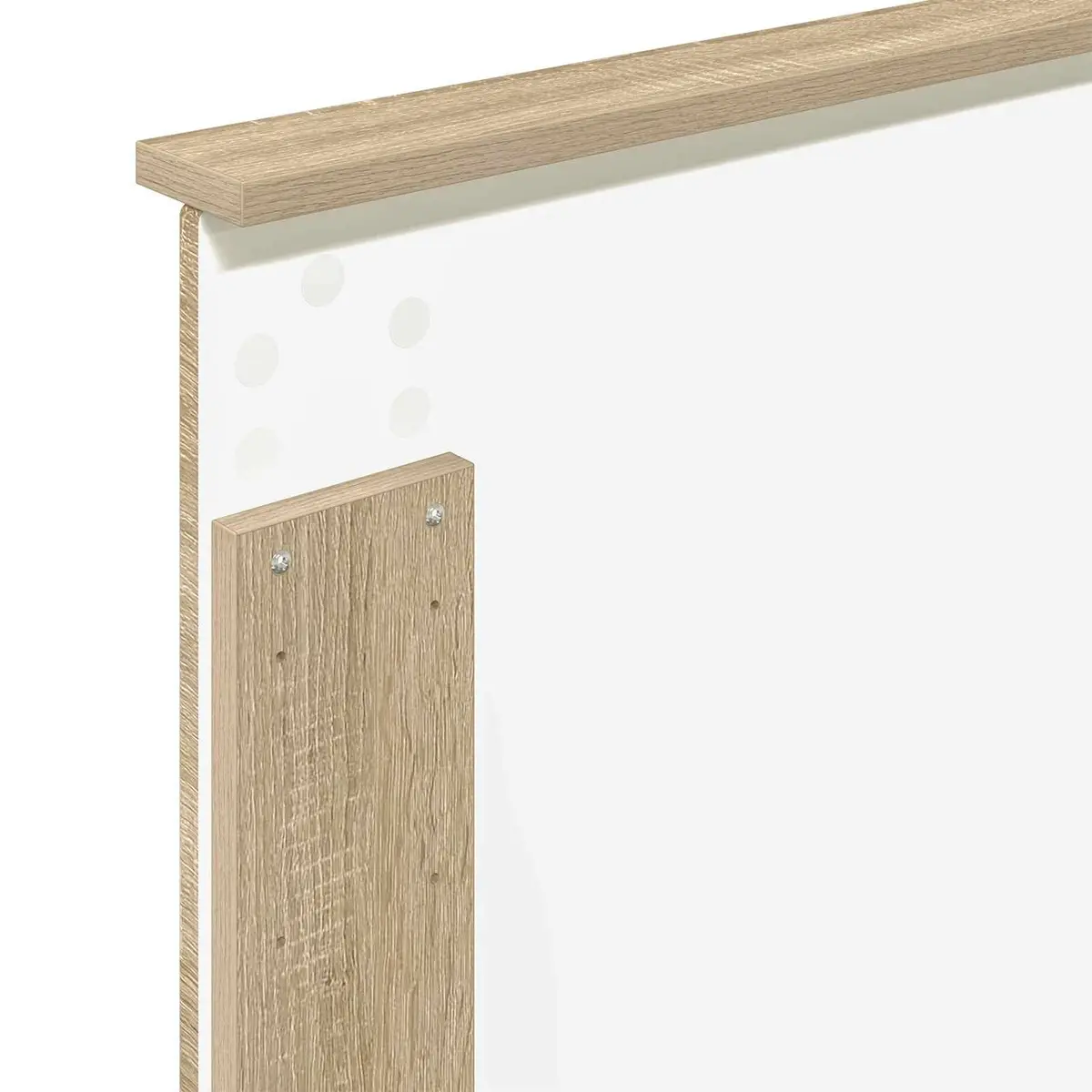 Bed Frame Engineered Wood 90 x 190 cm Brown Sonoma Oak Modern with Storage Drawer