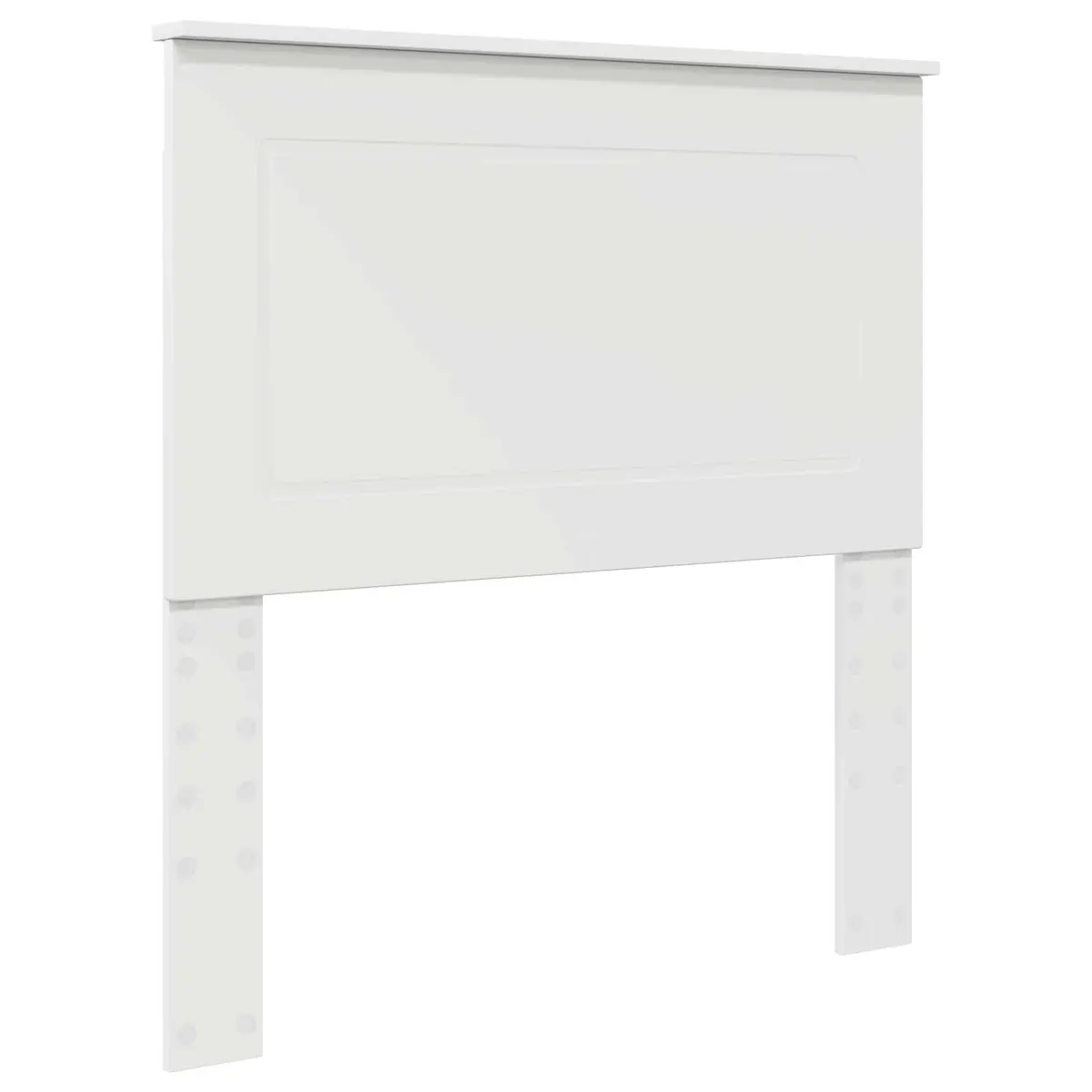 White Storage Bed Frame with Headboard 90 x 190 cm
