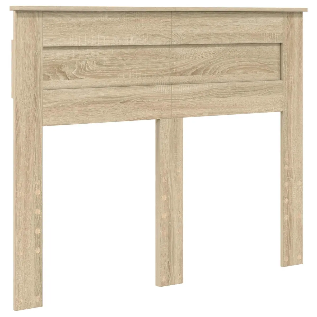Bed Frame Engineered Wood 135 x 190 cm Brown Sonoma Oak with Storage Drawer