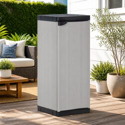 Durable Outdoor Garden Storage Cabinet with Shelf