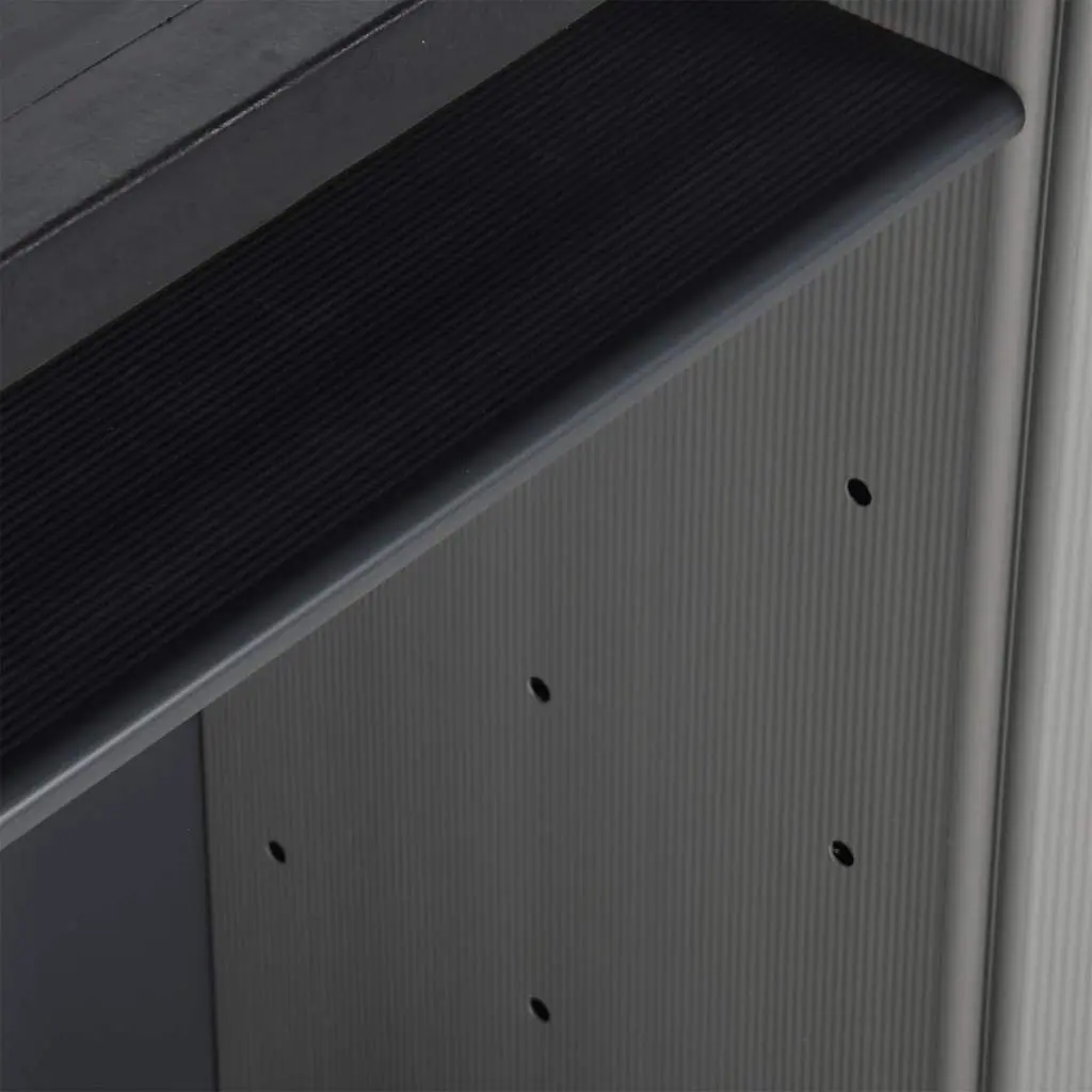 Garden Waste Cabinet in Grey and Black