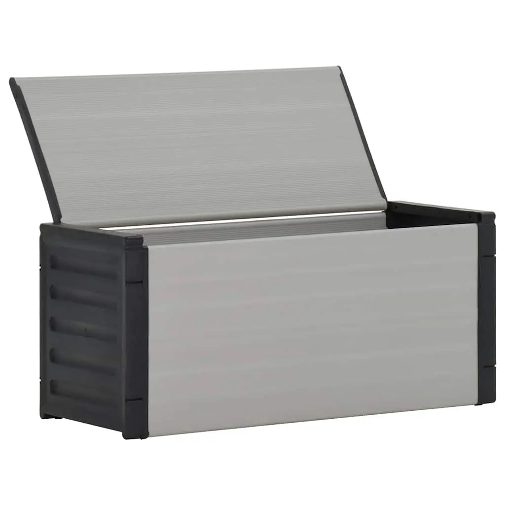 Grey Garden Waste Basket 85x34x40 cm