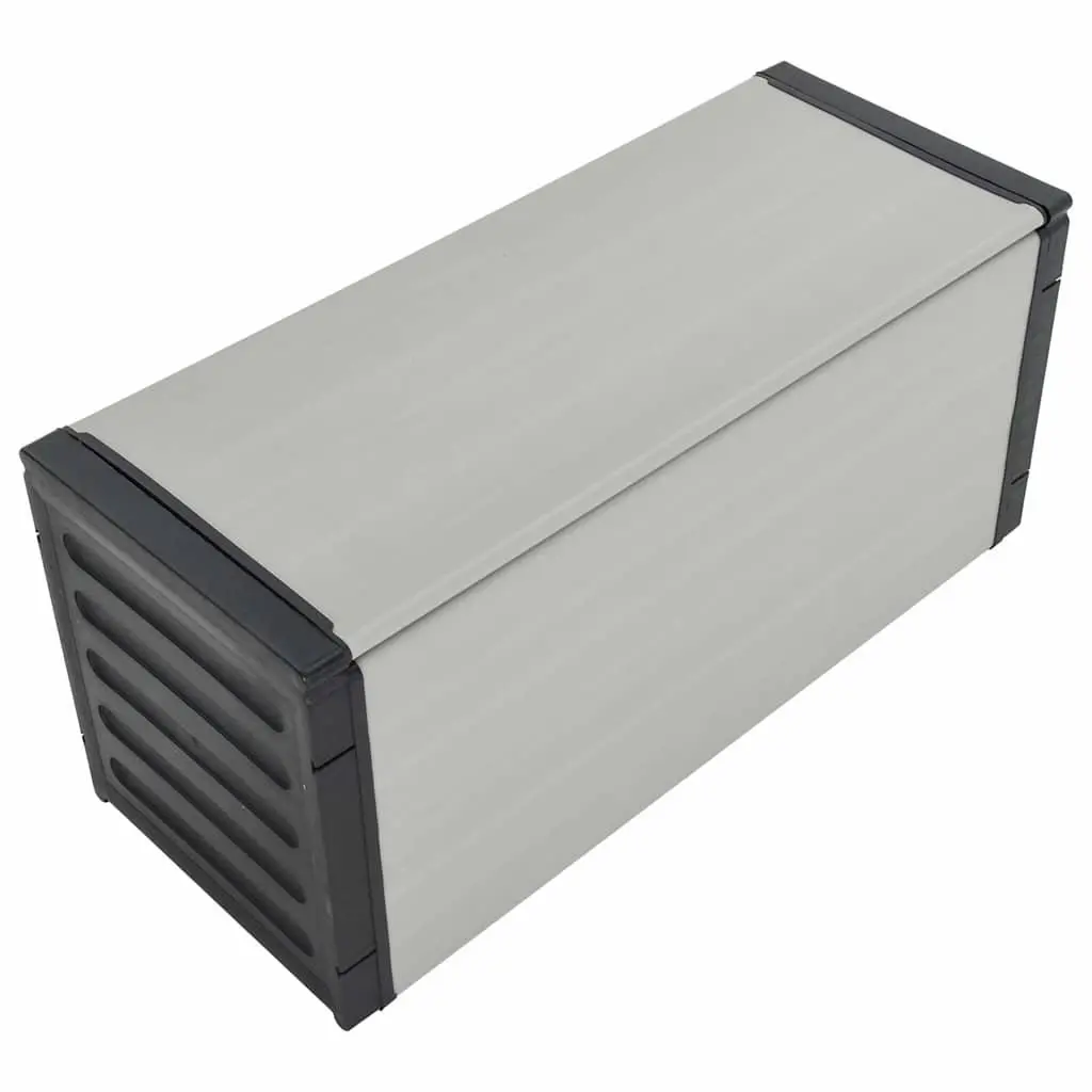 Grey Garden Waste Basket 85x34x40 cm