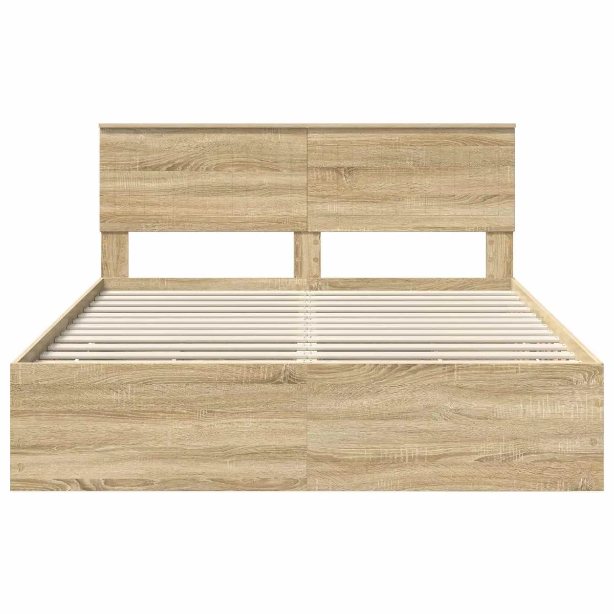 Bed Frame with Storage Drawer in Sonoma Oak 150 x 200 cm