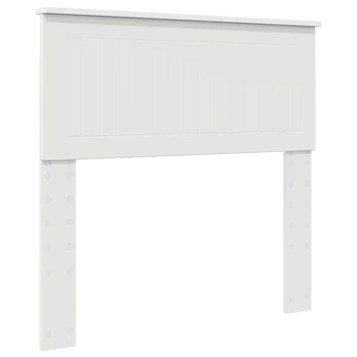 White Storage Bed with Headboard 90 x 190 cm