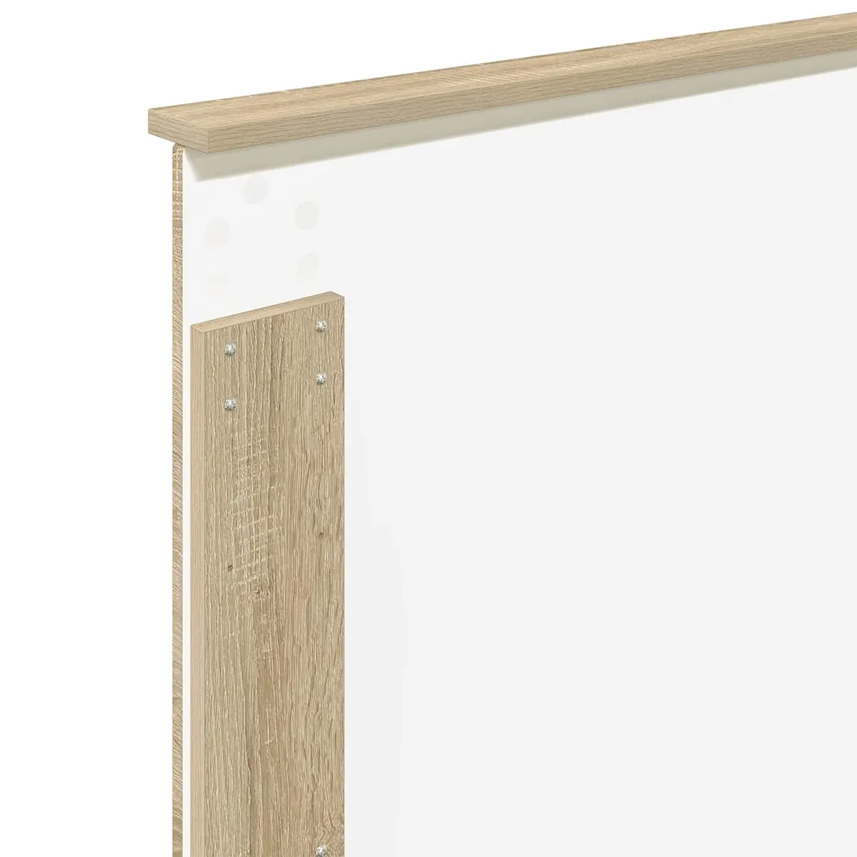 Sonoma Oak Bed Frame with Integrated Drawer Storage 90 x 190 cm