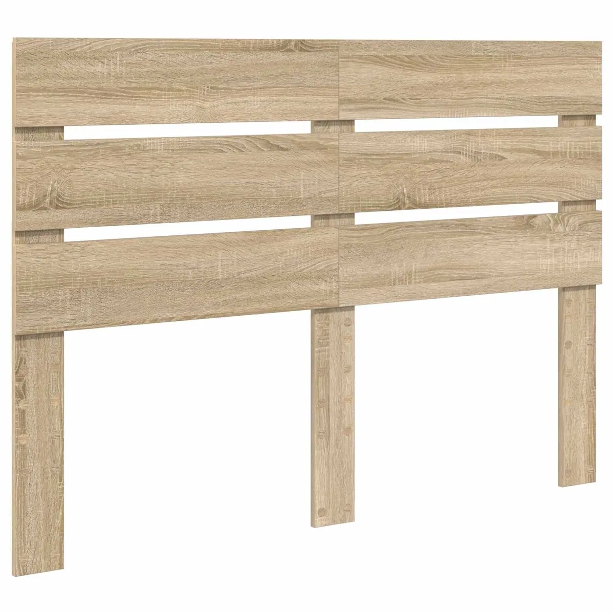 Bed Frame Engineered Wood 150 x 200 cm Brown Sonoma Oak