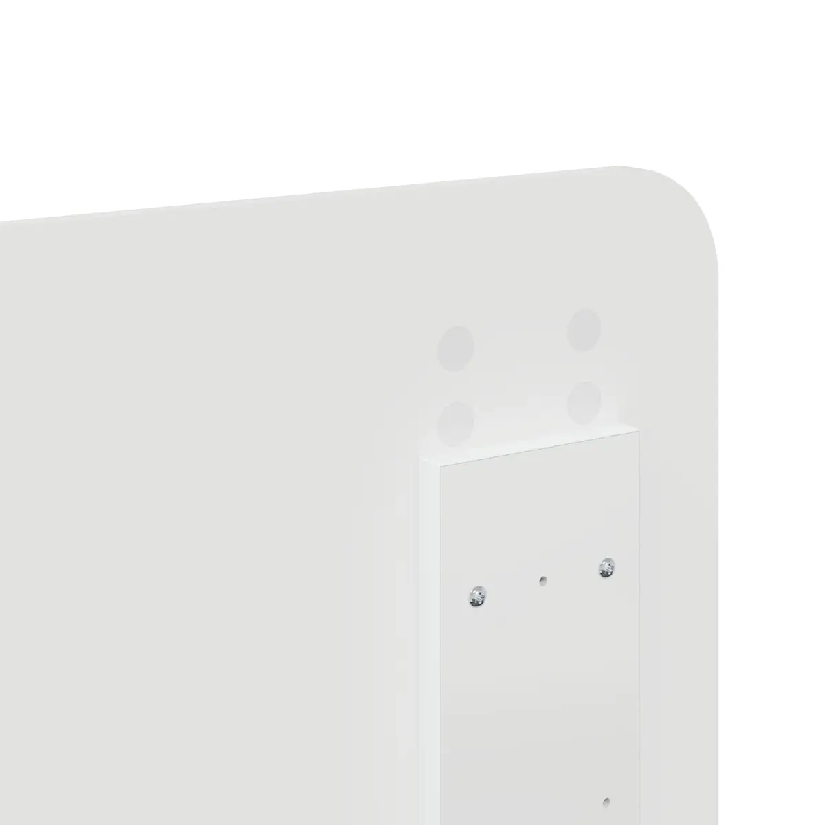 White Bed Frame with Storage Drawers 150 x 200 cm