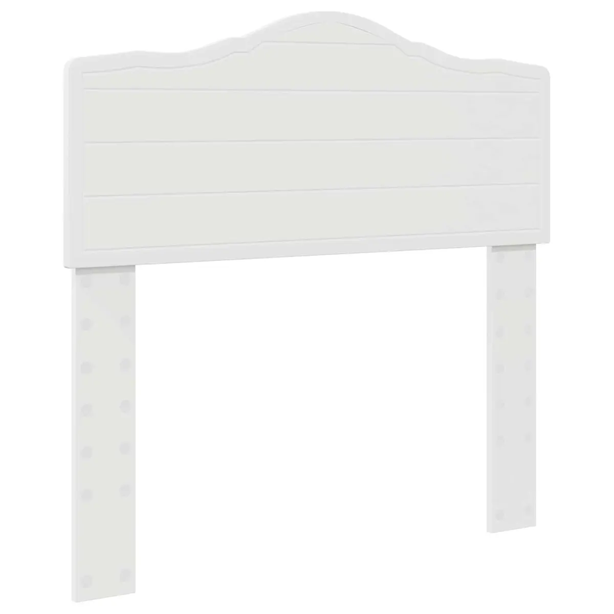 White Storage Bed with Headboard 90 x 190 cm